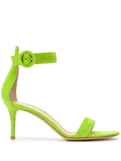 Gianvito Rossi Ankle Strap Sandals In Green