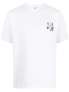 Kenzo Compass Embroidered T-shirt In White