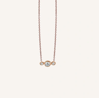 Ilana Ariel 3 Dot Necklace In 14k Yellow Gold