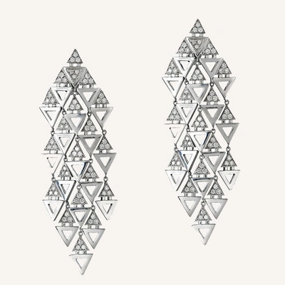 Ilana Ariel Triangle Chandelier Earrings