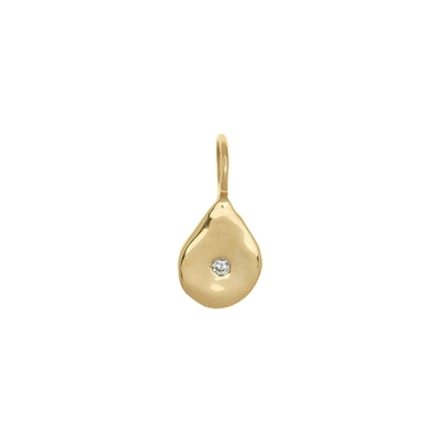 Ali Grace Jewelry Gold & Diamond Petite Teardrop Charm