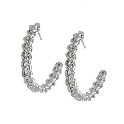 Ali Grace Jewelry Braided Hoop Earrings