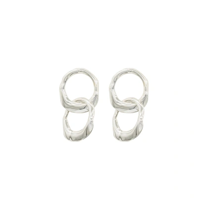 Ali Grace Jewelry Double Sterling ‘oyster' Earrings