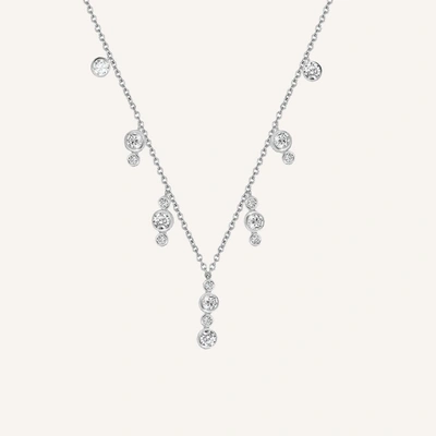Ilana Ariel Diamond Dot Charm Necklace In 14k Yellow Gold