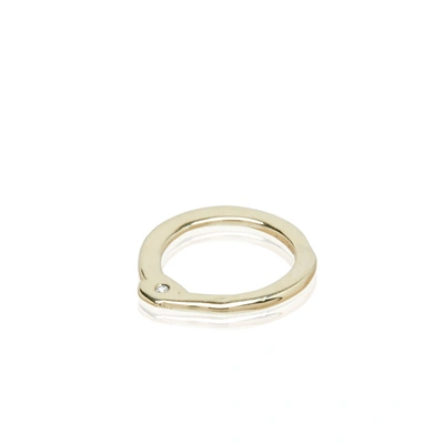 Ali Grace Jewelry Dainty Gold Diamond Stack Ring