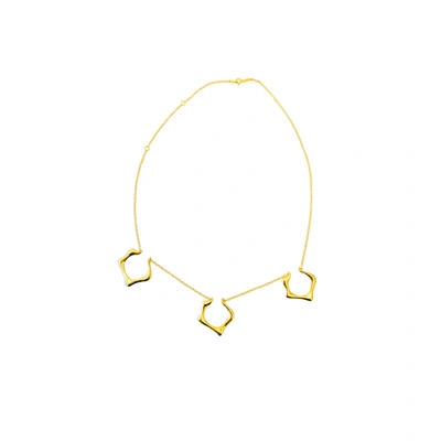 Felice Dahl Jewellery Valkyria 3 Pendant Necklace In Gold