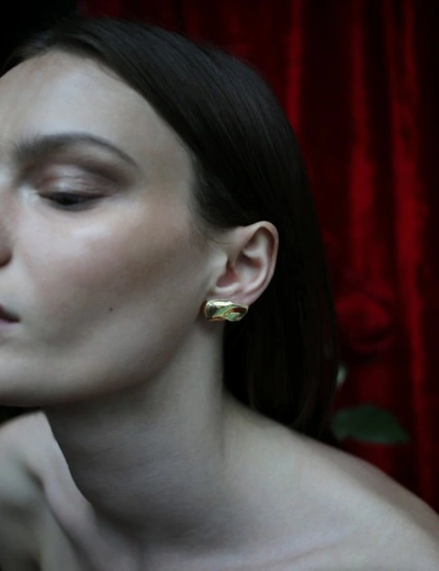 K'ssara The 'lea' Earrings • Gold