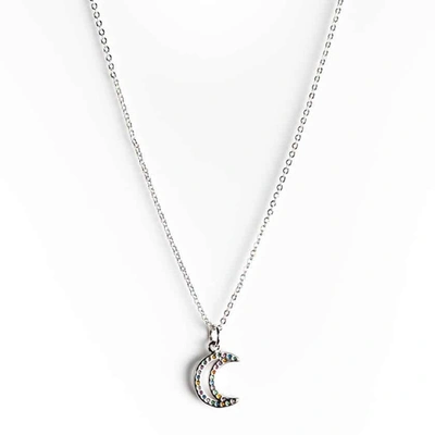Ia Bon Symbol Necklace – Silver Moon