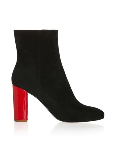Smiling Shoes Mel Ankle Boots Gd77 In 23 Black