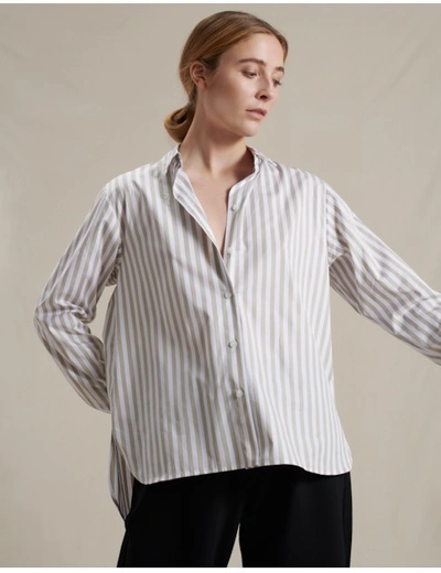 A Part Of The Art Daily Shirt Grey Stripe
