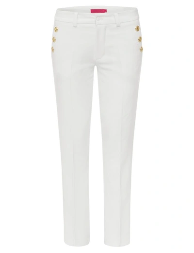 Veronica Virta Reese Pants With Buttons White