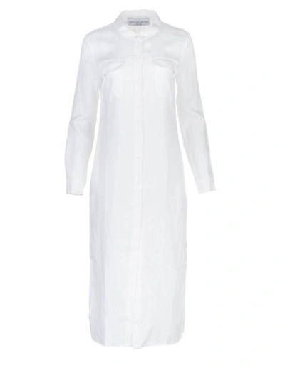Romy Collection Carson Shirt Dress In White