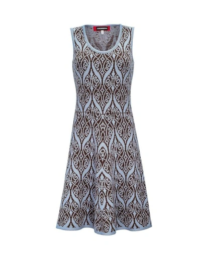 Andreeva Blue Printed Knit Dress