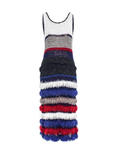 Andreeva Picasso Handmade Knit Dress In Multicolor