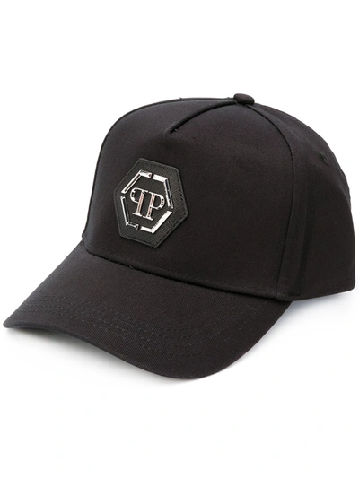 Philipp Plein Adjustable Men's Cotton Hat Baseball Cap In Black