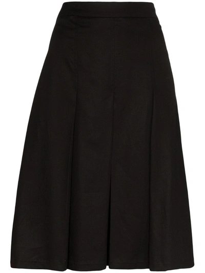 Carcel Black Tonny Pleated Skirt