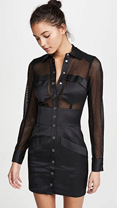 mesh button down shirt dress Button Down Mesh Shirt Dress Small