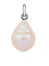 Monica Vinader Nura Sterling Silver And Baroque Pearl Charm