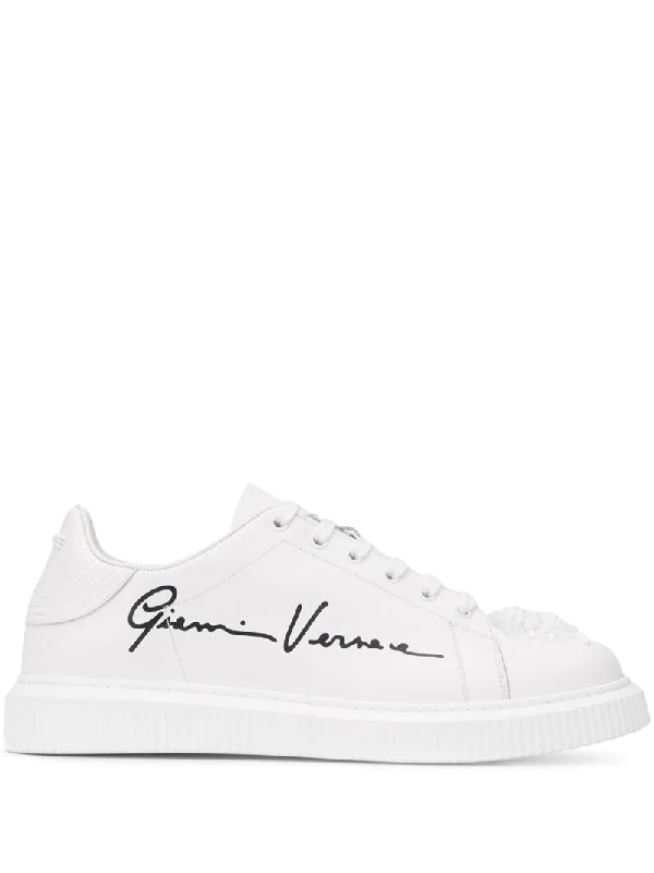 versace medusa low top sneakers