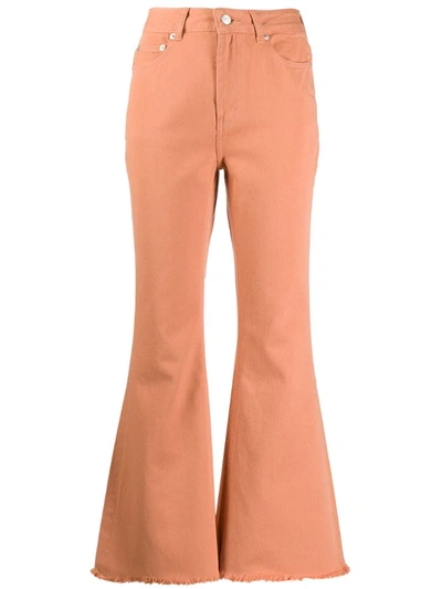 Neul Flared Style Trousers In Orange