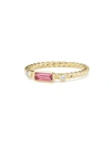 David Yurman Novella Ring In Pink Tourmaline With Diamonds