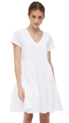 Rebecca Minkoff Lanzy Tiered Dress In White