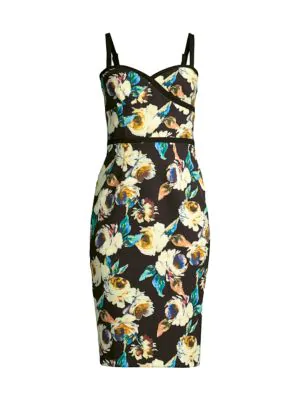 black halo daria sheath dress