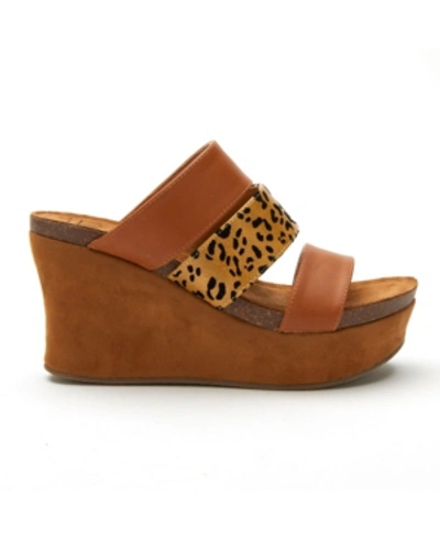 Matisse Gina Wedge Sandal Women's Shoes In Brown