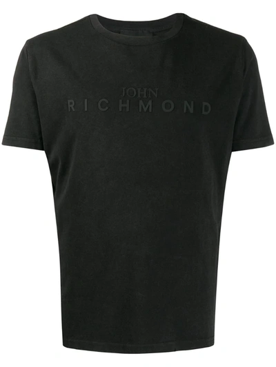 John Richmond T-shirt Mit Logo-print In Black