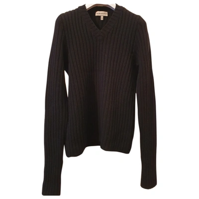 Pre-owned Emporio Armani Wool Pull In Black