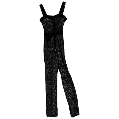 Pre-owned Maje Jumpsuit In Black