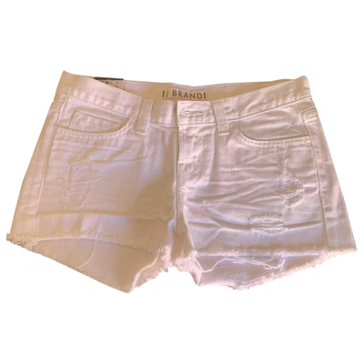 Pre-owned J Brand White Cotton Shorts