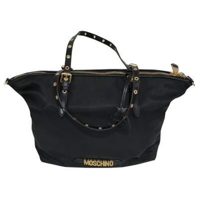 Pre-owned Moschino Tote In Black