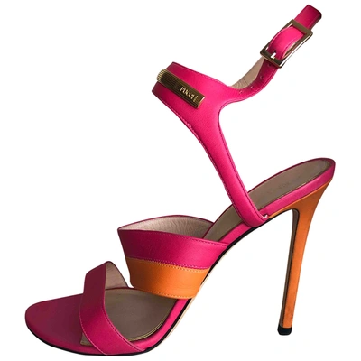 Pre-owned Emilio Pucci Leather Heels In Pink