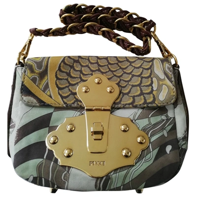Pre-owned Emilio Pucci Leather Handbag In Multicolour
