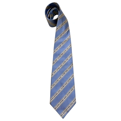 Pre-owned Marc By Marc Jacobs Silk Tie In Blue