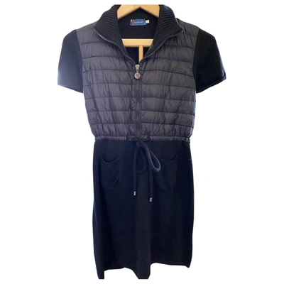 Pre-owned Moncler Black Wool Dress