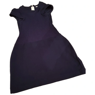 Pre-owned Wolford Mini Dress In Navy
