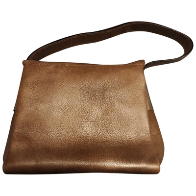 Pre-owned Hogan Leather Handbag In Beige