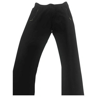 Pre-owned Carolina Herrera Trousers In Black