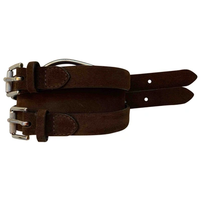 Pre-owned Ralph Lauren Belt In Brown