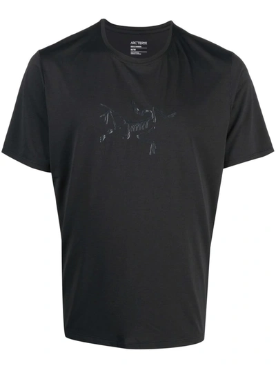 Arc'teryx Cormac Logo-print Ostria T-shirt In 黑色
