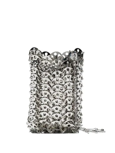 Paco Rabanne Iconic 1969 Mini Bag In Silver