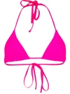 Frankies Bikinis Tia Triangle Bikini Top In Pink
