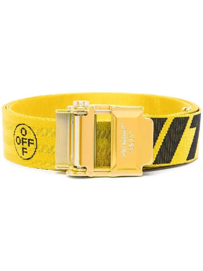 Off-white Industrial Buckled Belt In Yellow