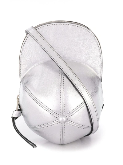 Jw Anderson Midi Cap Crossbody Bag In Silver