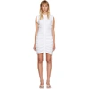 Alexander Wang T Alexanderwang.t White High Twist Side Tie Dress In 100 White