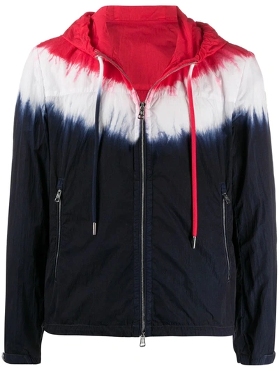 Moncler Saut Tie-dye Nylon Jacket In Multicolour