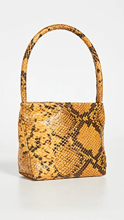 Georgia Jay Baby Ombra Bag In Mustard Python