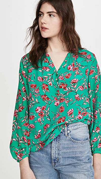 Yumi Kim Mia Top In Dandelion Emerald